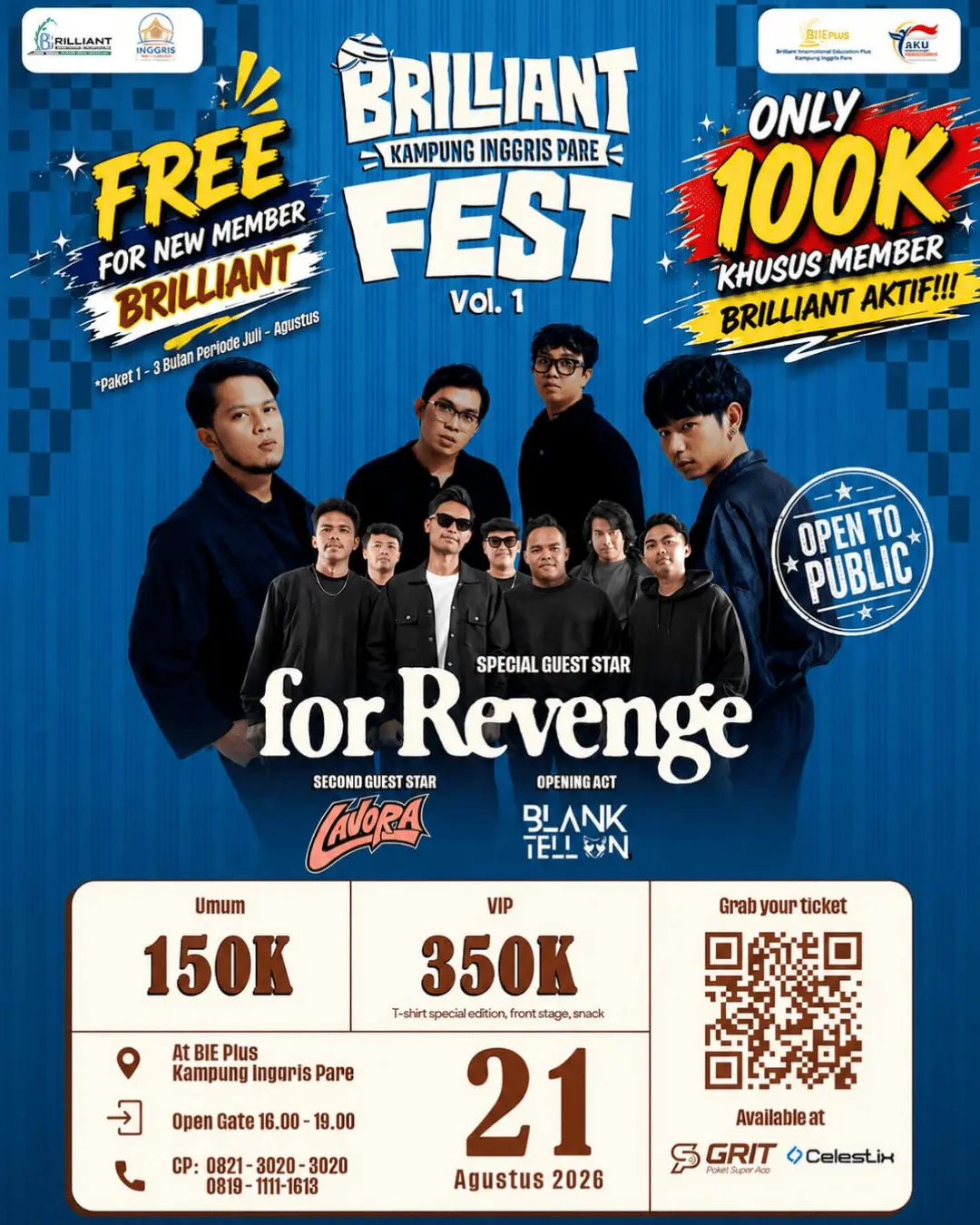 Brilliant Fest Vol.1 Tiket